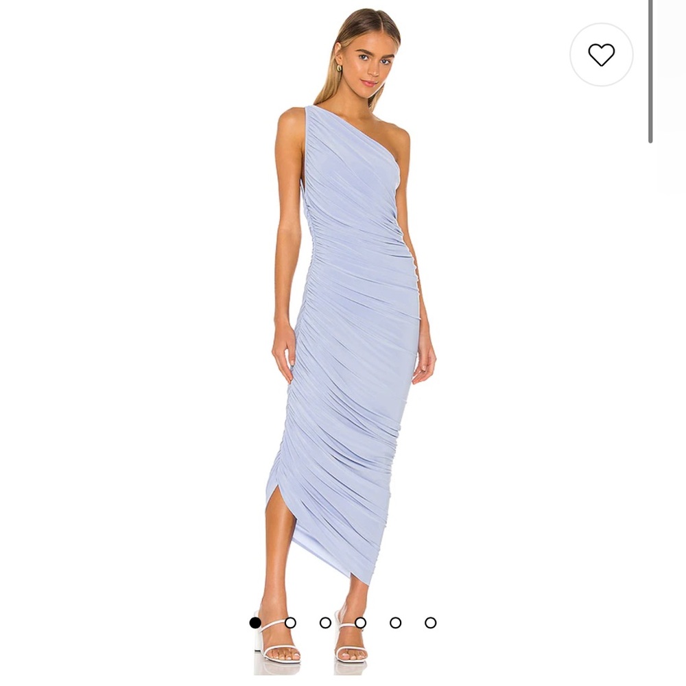 Norma Kamali X REVOLVE Diana Gown in Celestial Blue